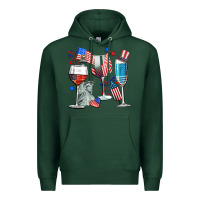 Sports Green american wine Premium Hoodie - CowGirlArtShop