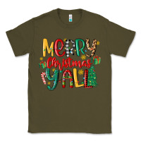 Army Green merry christmas y'all Classic Tee - MaliasSmallBusiness