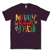 Plum merry christmas y'all Classic Tee - MaliasSmallBusiness