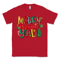 Red merry christmas y'all Classic Tee - MaliasSmallBusiness