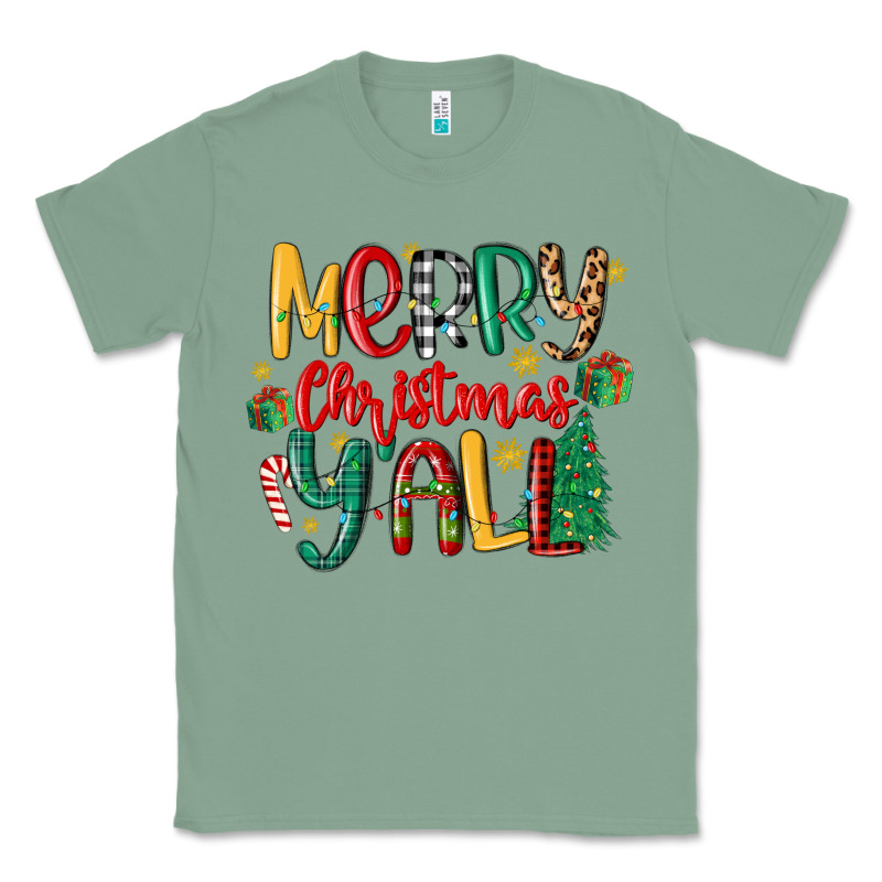 Merry Christmas Y'all Classic Tee by MaliasSmallBusiness | Teevron