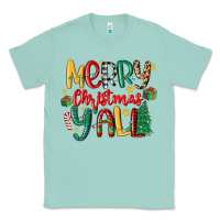Seafoam merry christmas y'all Classic Tee - MaliasSmallBusiness