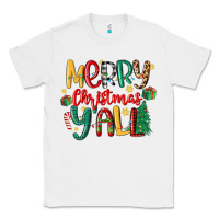 White merry christmas y'all Classic Tee - MaliasSmallBusiness