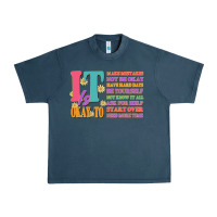 Midnight Navy it is okay to Urban Heavy Tee - JahusDesignShop