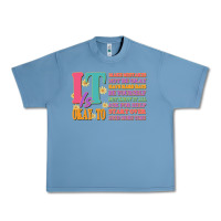 Pebble Blue it is okay to Urban Heavy Tee - JahusDesignShop