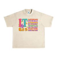 Sandshell it is okay to Urban Heavy Tee - JahusDesignShop