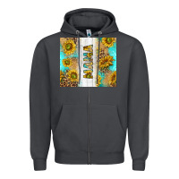Smoke western mother's day mama with turquoise and sunflowers and leopard tu Zipper Hoodie - TumblerDesignByShophia