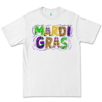 White mardi gras Premium Tee - AdoDesignShop