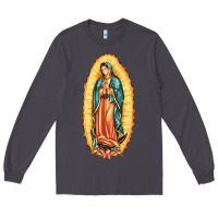 Smoke our lady of guadalupe Long Sleeve Tee - LillyAllenDesigns