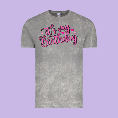 It S My Birthday Vintage Tee Designed By Maliassmallbusiness