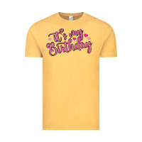 Vintage Mustard it s my birthday Vintage Tee - MaliasSmallBusiness