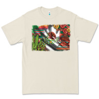 Bone mexico flag sunflowers roses and cactus with serape aztec and leopard Premium Tee - Artiststas