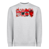 Heather Grey lady bug drink Heavyweight Sweatshirt - RacoonDesign