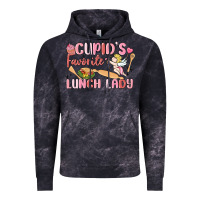 Cloud Black cupid's favorite lunch lady Vintage Hoodie - MaliasSmallBusiness