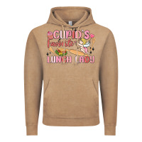 Vintage Coffee cupid's favorite lunch lady Vintage Hoodie - MaliasSmallBusiness