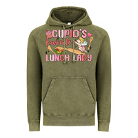 Vintage Olive cupid's favorite lunch lady Vintage Hoodie - MaliasSmallBusiness
