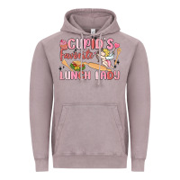 Vintage Zinc cupid's favorite lunch lady Vintage Hoodie - MaliasSmallBusiness