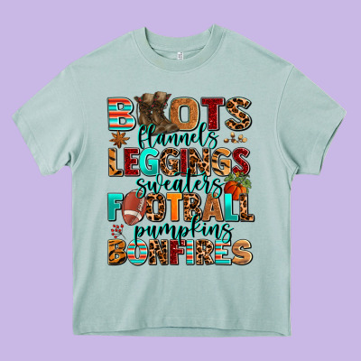 Boots Flannels Heavy Core Tee Designed By Adodesignshop