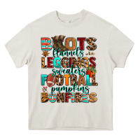 Cream boots flannels Heavy Core Tee - AdoDesignShop