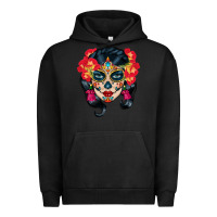 Pigment Black sugar skull Urban Hoodie - BundleAndBundleShop