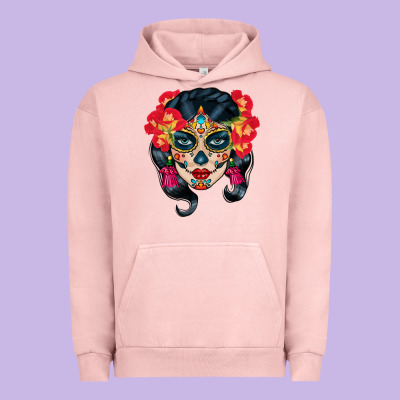 Sugar Skull Urban Hoodie Designed By Bundleandbundleshop