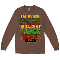 Chestnut juneteenth im black every month Long Sleeve Tee - LillyAllenDesigns