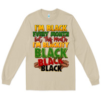 Mushroom juneteenth im black every month Long Sleeve Tee - LillyAllenDesigns