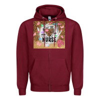 Burgundy nurrse tumbler tbs Zipper Hoodie - TumblerDesignByShophia