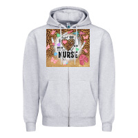 Heather Grey nurrse tumbler tbs Zipper Hoodie - TumblerDesignByShophia