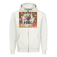 Oatmeal Heather nurrse tumbler tbs Zipper Hoodie - TumblerDesignByShophia