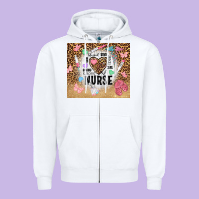 Nurrse Tumbler Tbs Zipper Hoodie Designed By Tumblerdesignbyshophia
