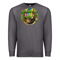 Charcoal Heather shamrock farm Premium Sweatshirt - CowGirlArtShop