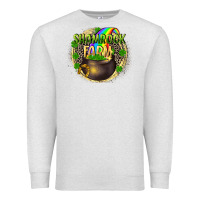 Oatmeal Heather shamrock farm Premium Sweatshirt - CowGirlArtShop