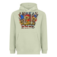 Matcha American babe 4th of july Heavyweight Hoodie - CowGirlArtShop