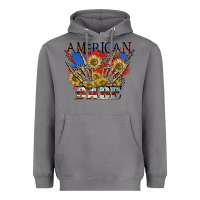Storm American babe 4th of july Heavyweight Hoodie - CowGirlArtShop
