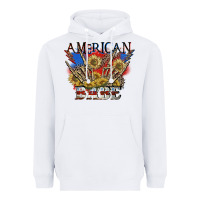White American babe 4th of july Heavyweight Hoodie - CowGirlArtShop