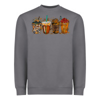 Storm leopard and cowhide drink Heavyweight Sweatshirt - RacoonDesign