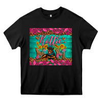 Black Rottie mom with roses Heavy Core Tee - Artiststas