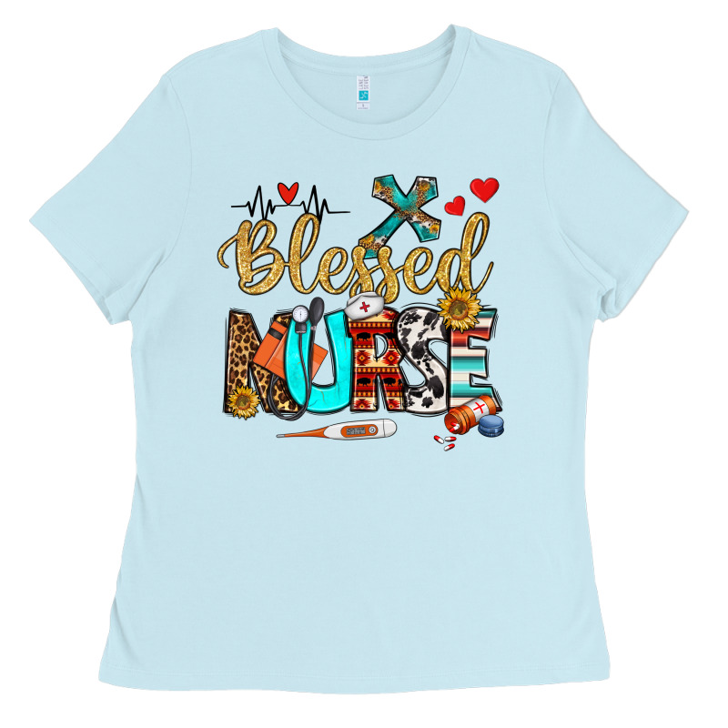 Blessed Nurse Ladies Tee by BundleAndBundleShop | Teevron