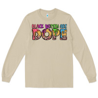 Mushroom black women are dope Long Sleeve Tee - LillyAllenDesigns