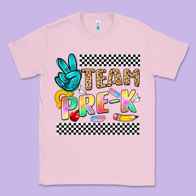 Team Pre K Classic Tee Designed By Nancycooperartshop