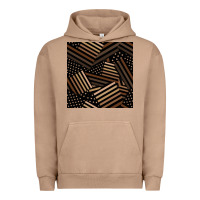 Pigment Burro melanin american flag seamless pattern Urban Hoodie - BundleAndBundleShop