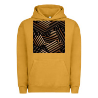 Pigment Peanut Butter melanin american flag seamless pattern Urban Hoodie - BundleAndBundleShop