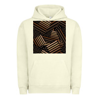 Pigment Pistachio melanin american flag seamless pattern Urban Hoodie - BundleAndBundleShop