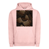 Pigment Salmon melanin american flag seamless pattern Urban Hoodie - BundleAndBundleShop