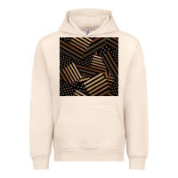 Sandshell melanin american flag seamless pattern Urban Hoodie - BundleAndBundleShop