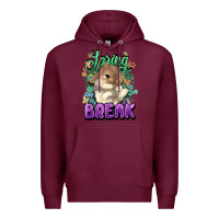 Burgundy Easter spring break Easter Day Premium Hoodie - HowdyJamesFarm