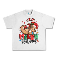 Lunar Rock merry slothmas Urban Heavy Tee - MaliasSmallBusiness