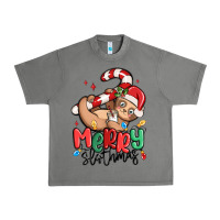 Tornado merry slothmas Urban Heavy Tee - MaliasSmallBusiness