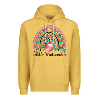 Antique Gold hello kindergarten Premium Hoodie - JahusDesignShop